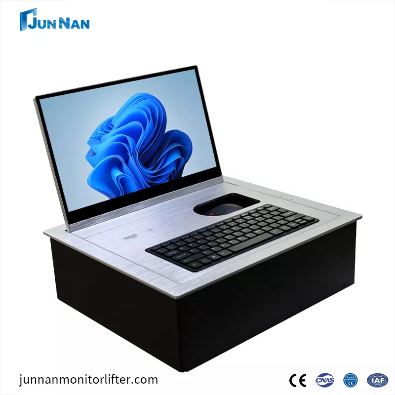 De ce este Flip-flop cu monitor LCD alegerea mai inteligentă pentru mesele de conferință moderne?