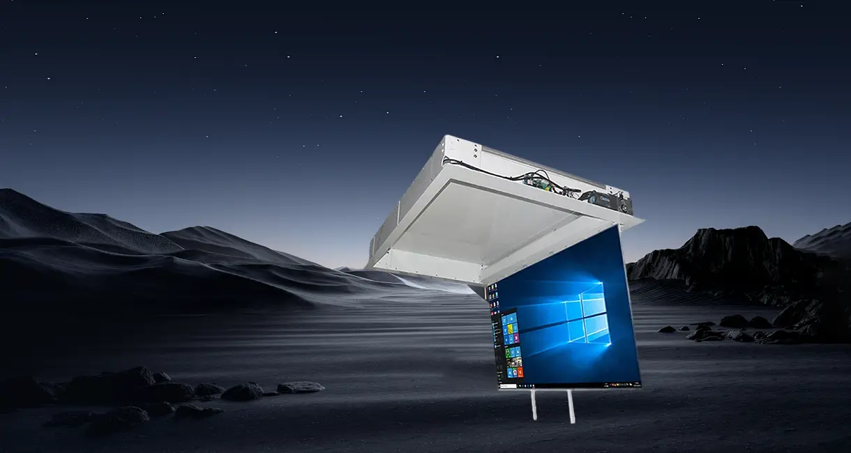 Monitor LCD Flip-flop